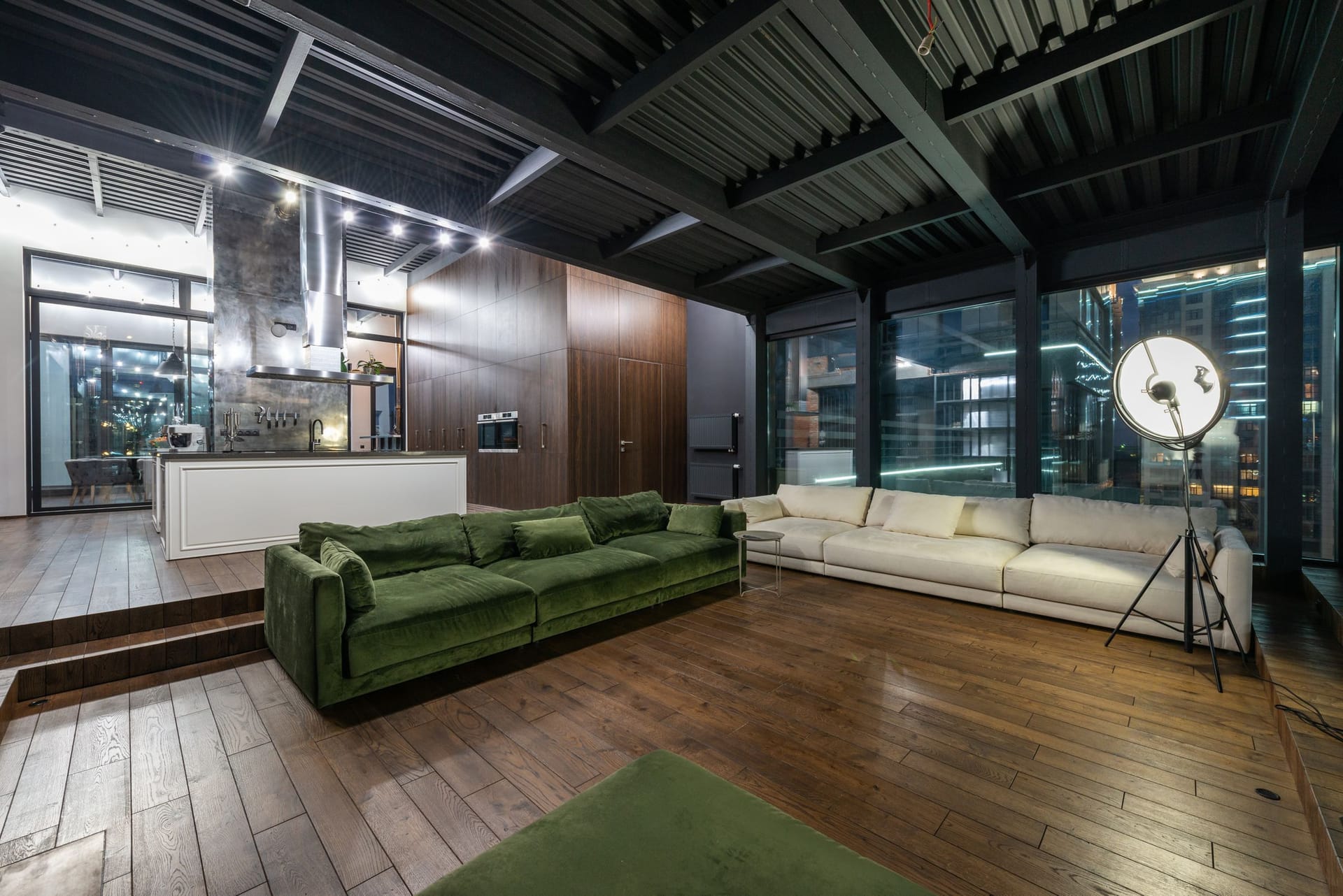 Internal Glass Walls example